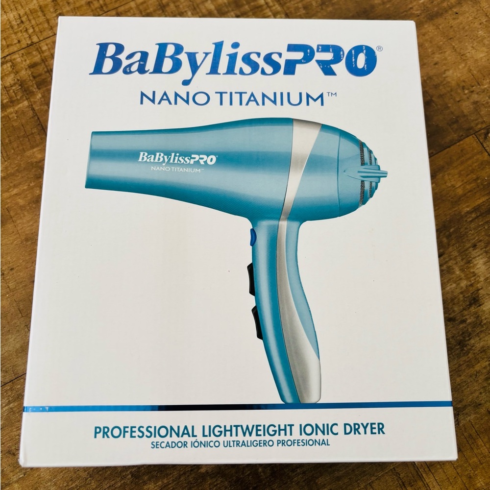 BaByliss Nano Titanium Hair Dryer - Blue